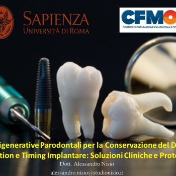 Dalle Procedure Rigenerative Parodontali per la Conservazione del Dente Naturale alla Socket Preservation e Timing Implantare